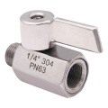 304 stainless steel SS316 mini ball valve 1/2" 1/4" ,mini ball valve 1" ss316l sfc